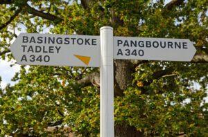 The Hampshire town of Basingstoke