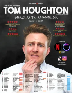 Tom Houghton present his ABSOLUTE SHAMBLES comedy show in Southampton