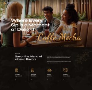 Web design per caffetterie