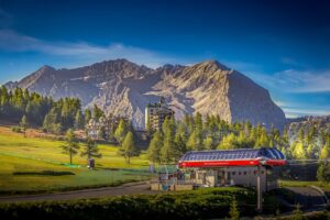 Sestriere Village in Italy